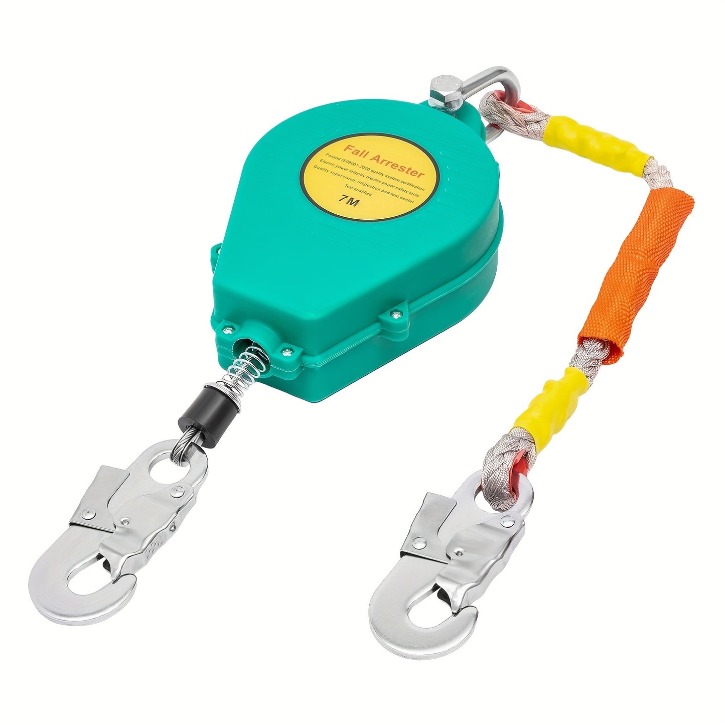 7m Self Retracting Lifeline Protect Safety Harness Lanyard Fall Arrester 23ft