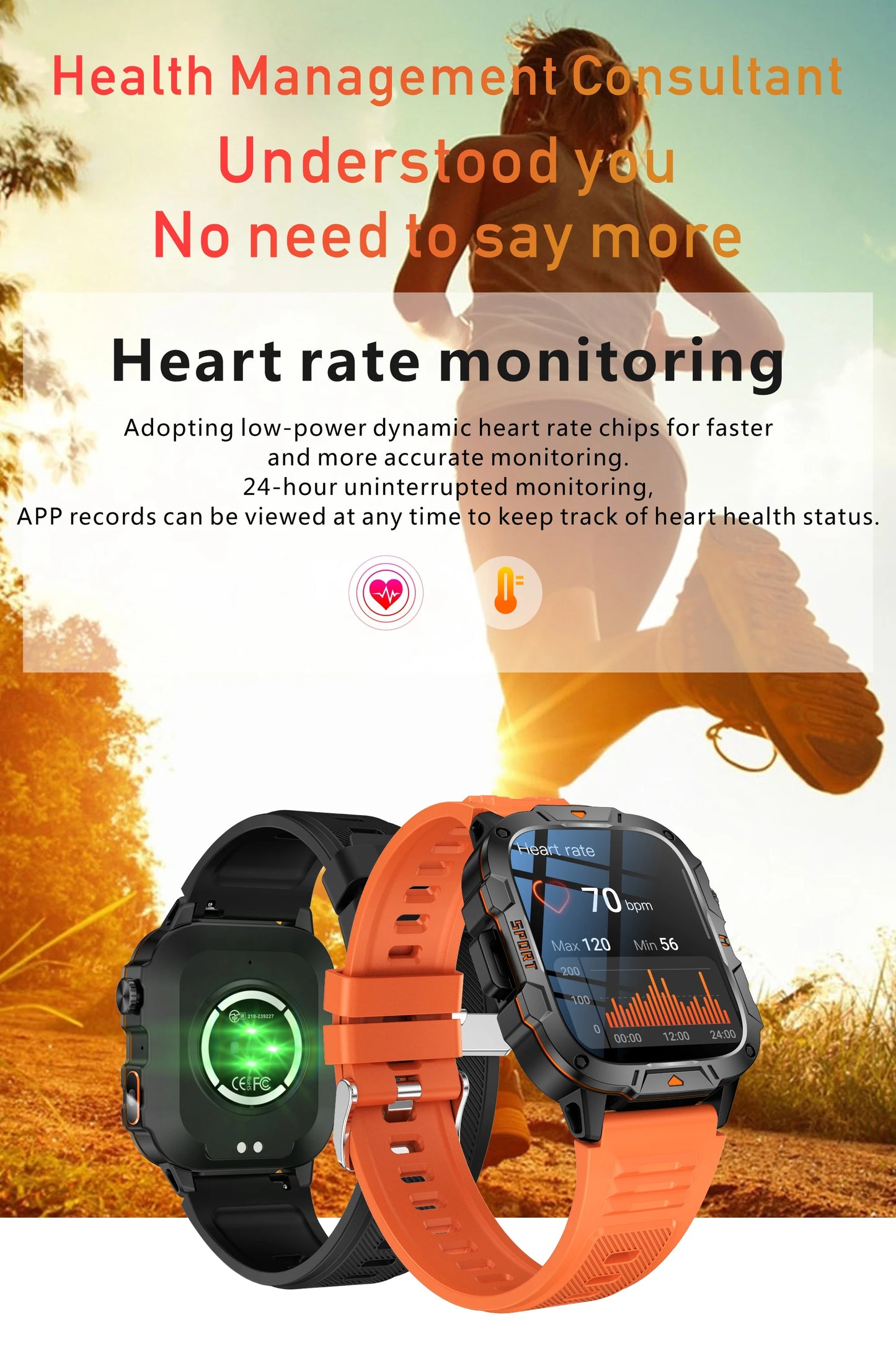 LIGE LED Flashlight Military Smartwatch For Men Bluetooth Call Voice Assistant Watches Heart Rate Monitor Multiple Sports Watch