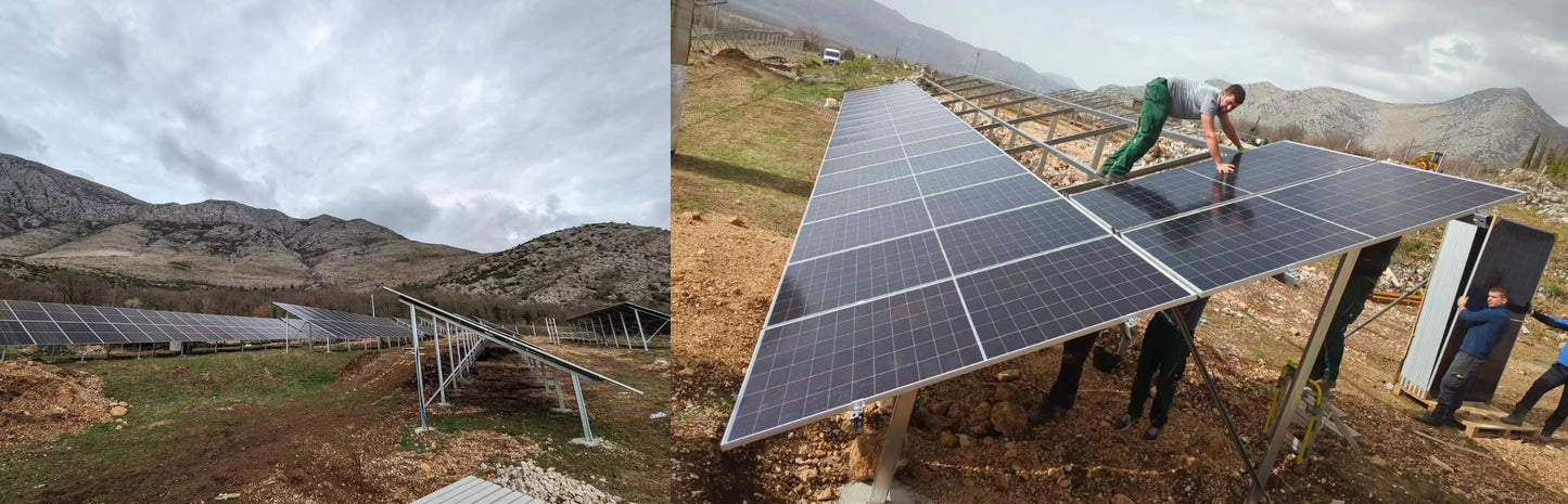 Home Solar Energy System Complete Kit 5Kw 10Kw 30Kw Hybrid Off Grid Solar Panels Power System with Storage Set Growatt
