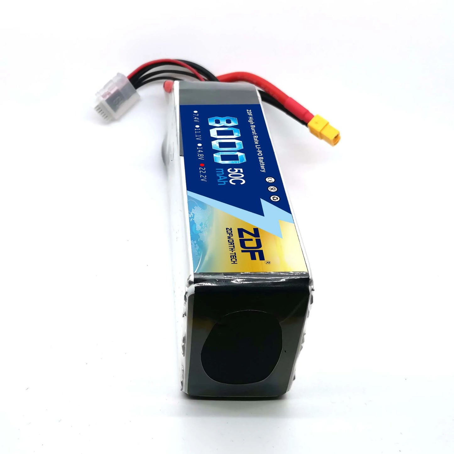 ZDF 8000mAh 50C 22.2V 25.9V 6S1P 7S LiPO Battery for Big Load Multirotor Agricultral Plant Protection FPV Drone