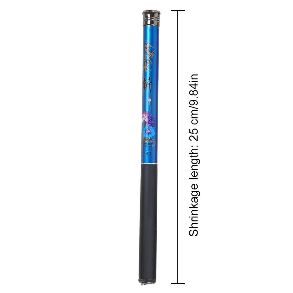 Children Fishing Rods1.8/2.1/2.4/2.7/3.0m Telescopic Hand Fishing Pole Breaking-resistance Fishing Rods Tackle