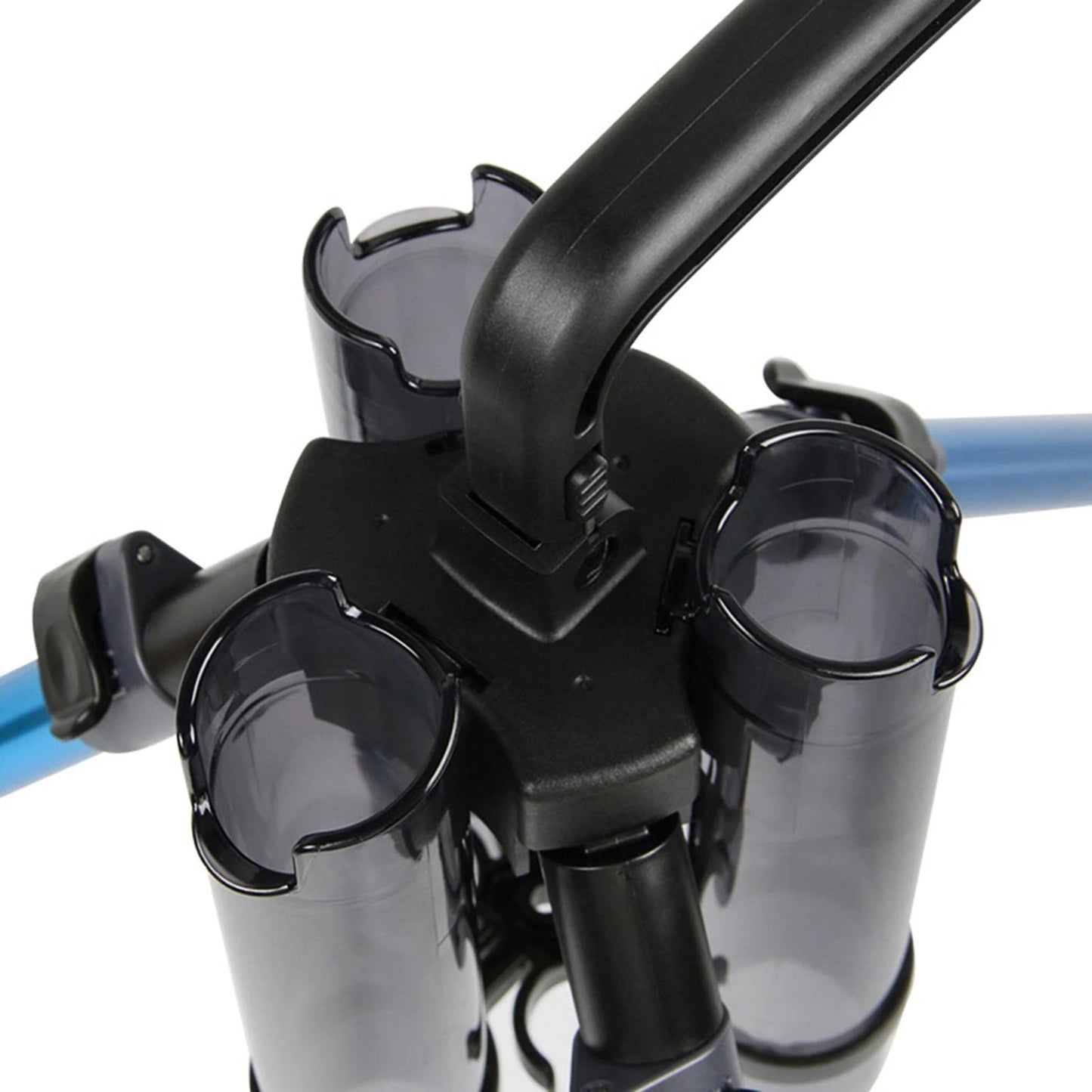 Tripod Fishing Rod Holders Portable Luya Fishing Pole Support Aluminum Alloy 3 Fishing Rods Rack Organizer For Fishing Accessory