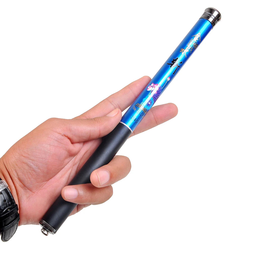 Children Fishing Rods1.8/2.1/2.4/2.7/3.0m Telescopic Hand Fishing Pole Breaking-resistance Fishing Rods Tackle