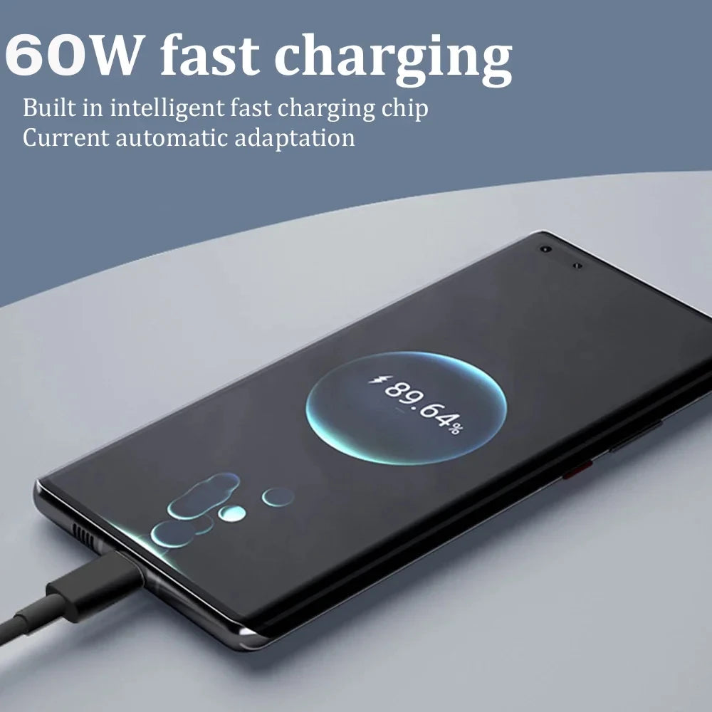 NNBILI 60W Type-C To USB C To Micro To iP Fast Charging Cable Adapter Kit for IPhone 14 15 13 11 OTG Converter Multi Storage Box