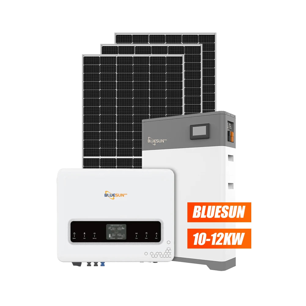 Complete 20kw Solar System 5kw 10kw 12kw 15kw Solar Energy System 20 kw Hybrid for Home Use With EU Certification