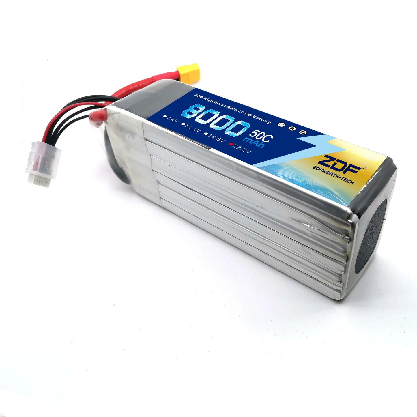 ZDF 8000mAh 50C 22.2V 25.9V 6S1P 7S LiPO Battery for Big Load Multirotor Agricultral Plant Protection FPV Drone