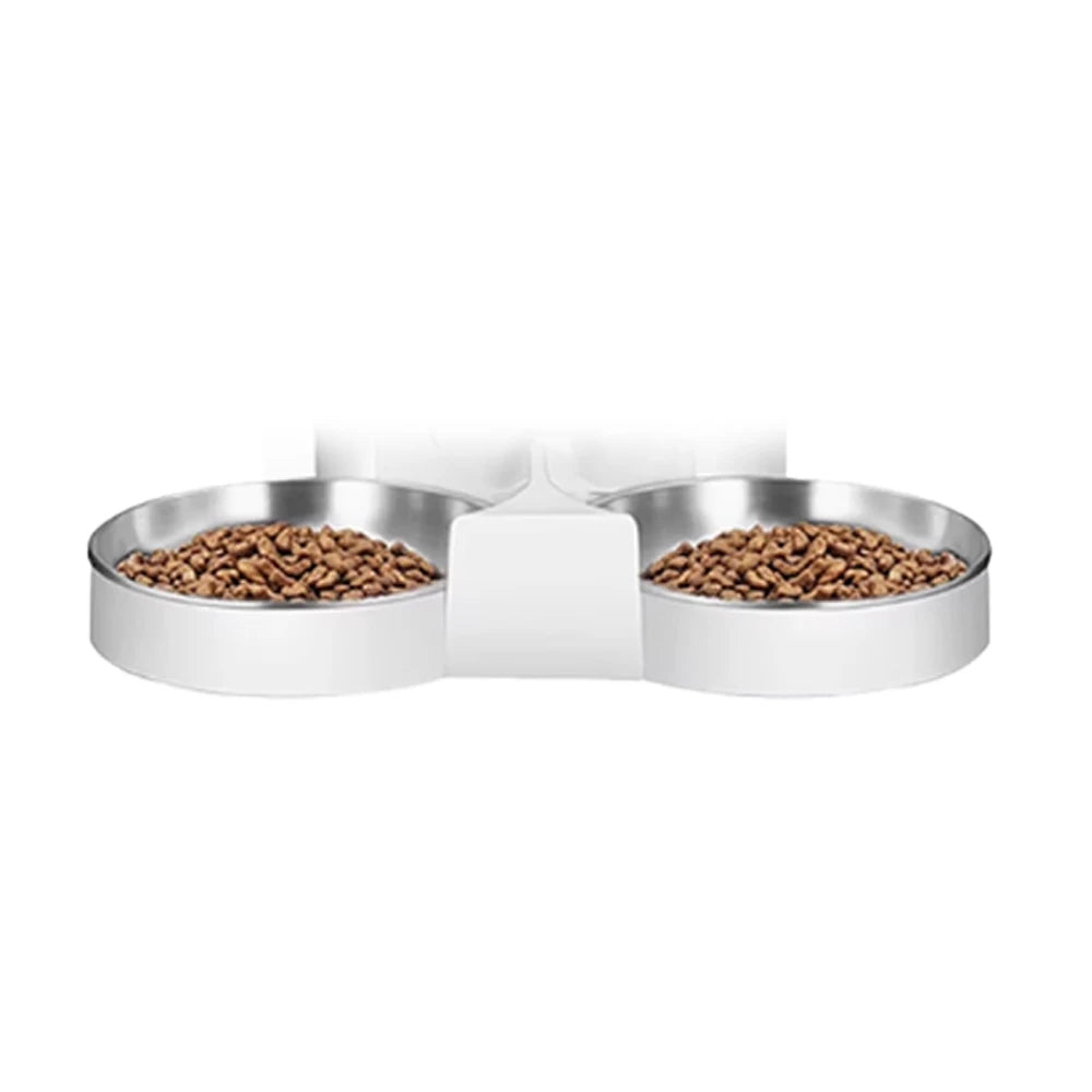 Furpipi-Pet Feeder Accessories, Dual Bowls, USB, Adapter, Desiccant, Elevator, Cat and Dog