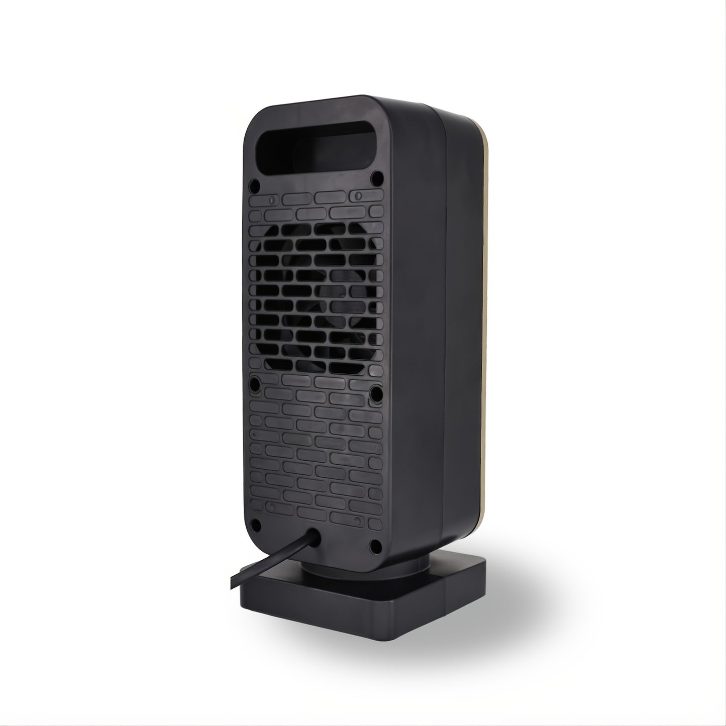 Quiet 500W Ceramic Electric Space Heater, Square Shape, 110-130V US Plug, No Energy Efficiency Rating, Tip-over Protection, Portable Heating Equipment for Bedroom, Living Room, Office