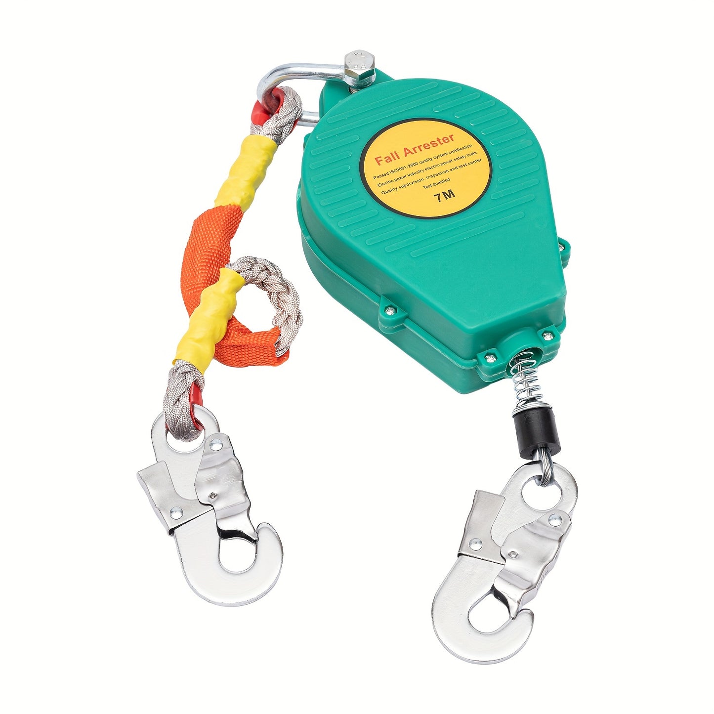 7m Self Retracting Lifeline Protect Safety Harness Lanyard Fall Arrester 23ft