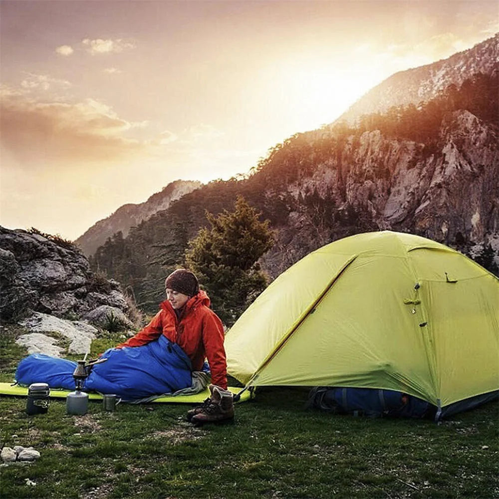 Winter Camping Sleeping Bag Ultralight Waterproof 4 Season Warm Envelope Backpacking Sleeping Bags for Outdoor Traveling Hiking