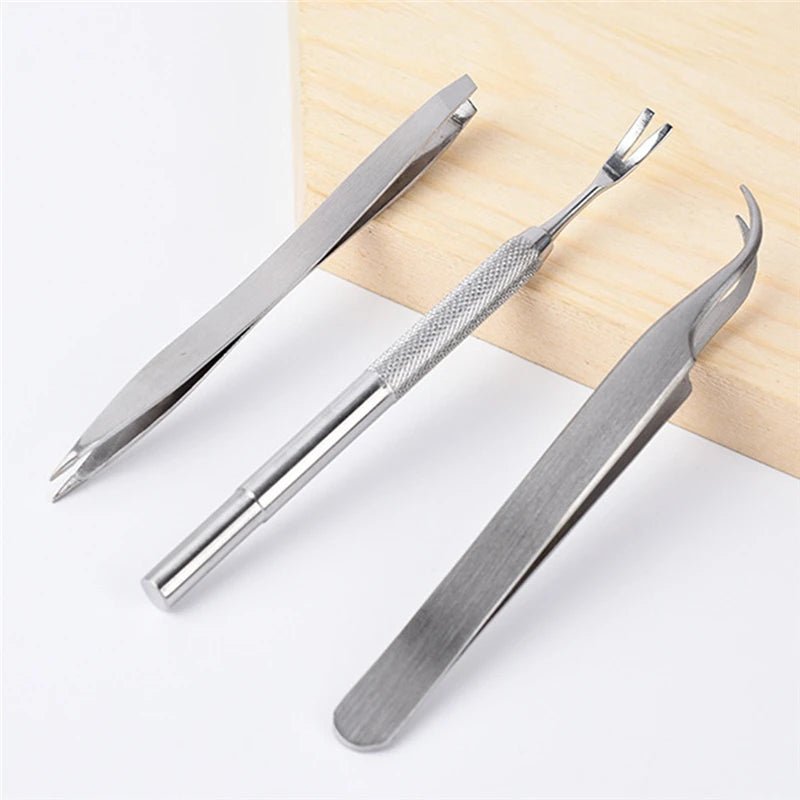 3 Piece Set Stainless Steel Tick Tweezers Professional Quick Tick Removal Tool for Cat Dog People Pet Supplies Dog Tick Removal - CK Outdoors and More