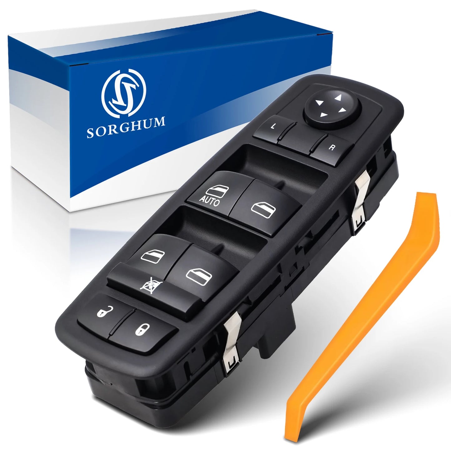 Master Power Window Switch Compatible with 4602632AH 2008-2012 Liberty Nitro 2009 2010 Journey, Replaces4602632AG 4602632AF AD