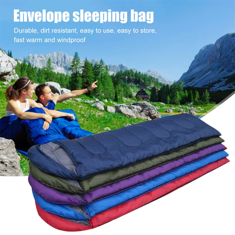 Winter Camping Sleeping Bag Ultralight Waterproof 4 Season Warm Envelope Backpacking Sleeping Bags for Outdoor Traveling Hiking