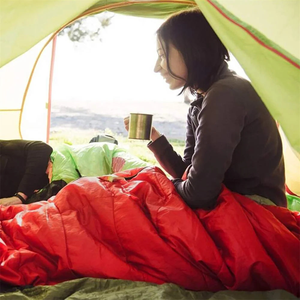 Winter Camping Sleeping Bag Ultralight Waterproof 4 Season Warm Envelope Backpacking Sleeping Bags for Outdoor Traveling Hiking